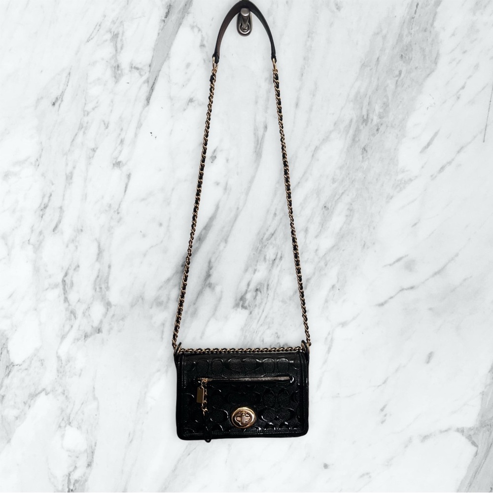 Coach Lex Small flap F22293 Signature Embossed
